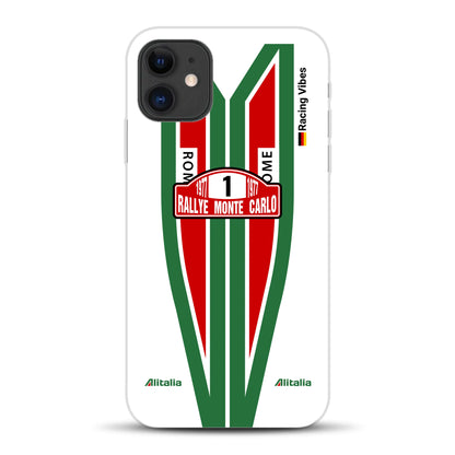 Lancia Stratos Alitalia 1977 Livery - Housse de téléphone portable personnalisée pour iPhone