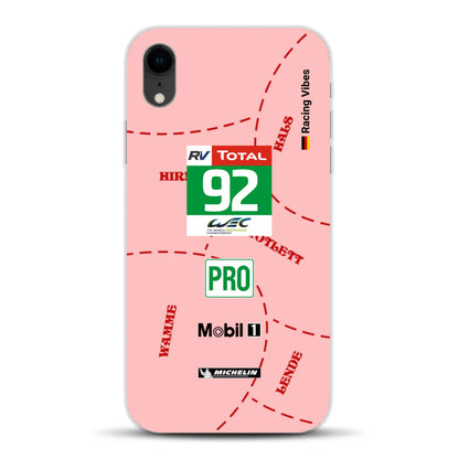 Pink Pig Porsche RSR Livery - Custodia per cellulare personalizzata per iPhone
