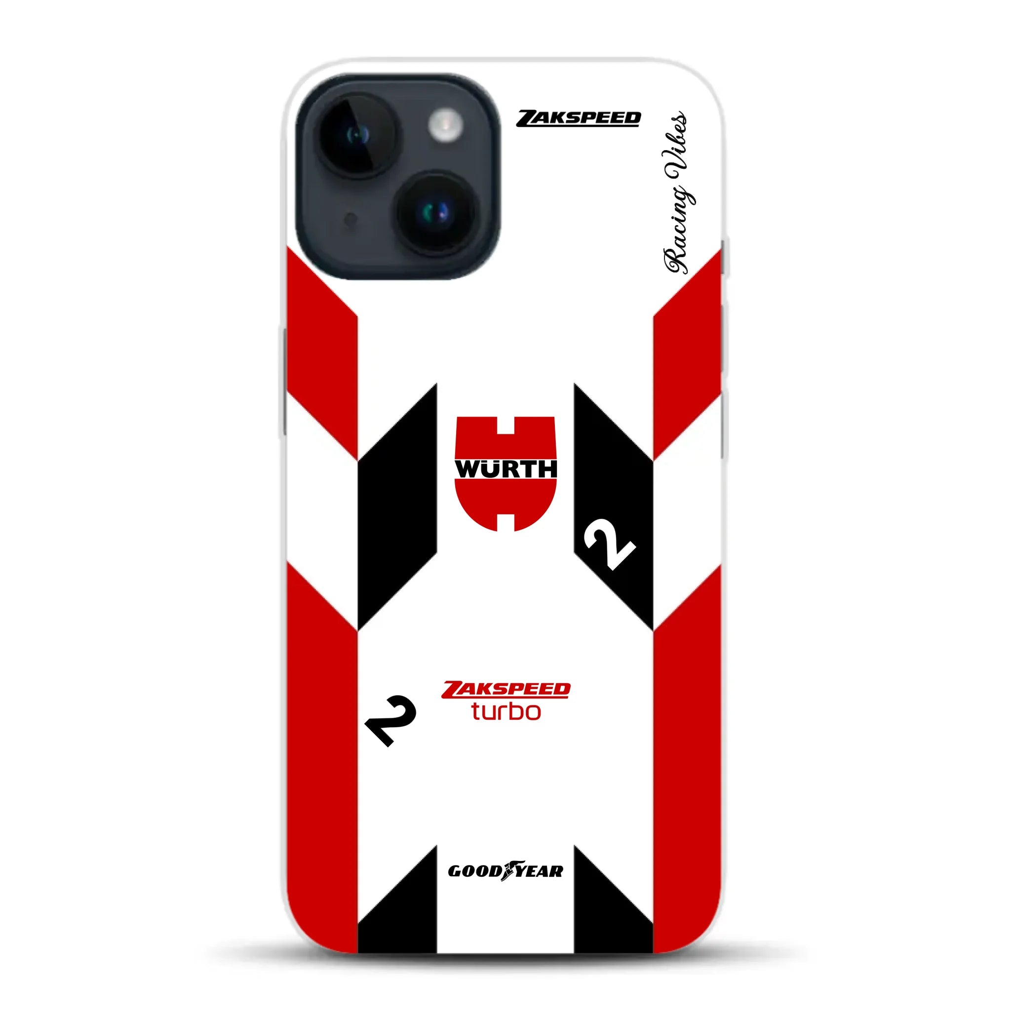 Ford Capri Turbo Gruppe 5 DRM 1980 & 1981 Klaus Ludwig Champion Livery - Custodia per cellulare personalizzata per iPhone