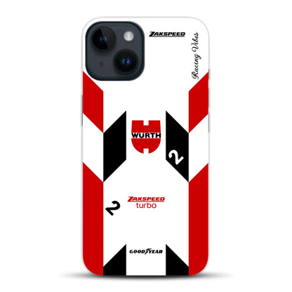 Ford Capri Turbo Gruppe 5 DRM 1980 & 1981 Klaus Ludwig Champion Livery - Custodia per cellulare personalizzata per iPhone