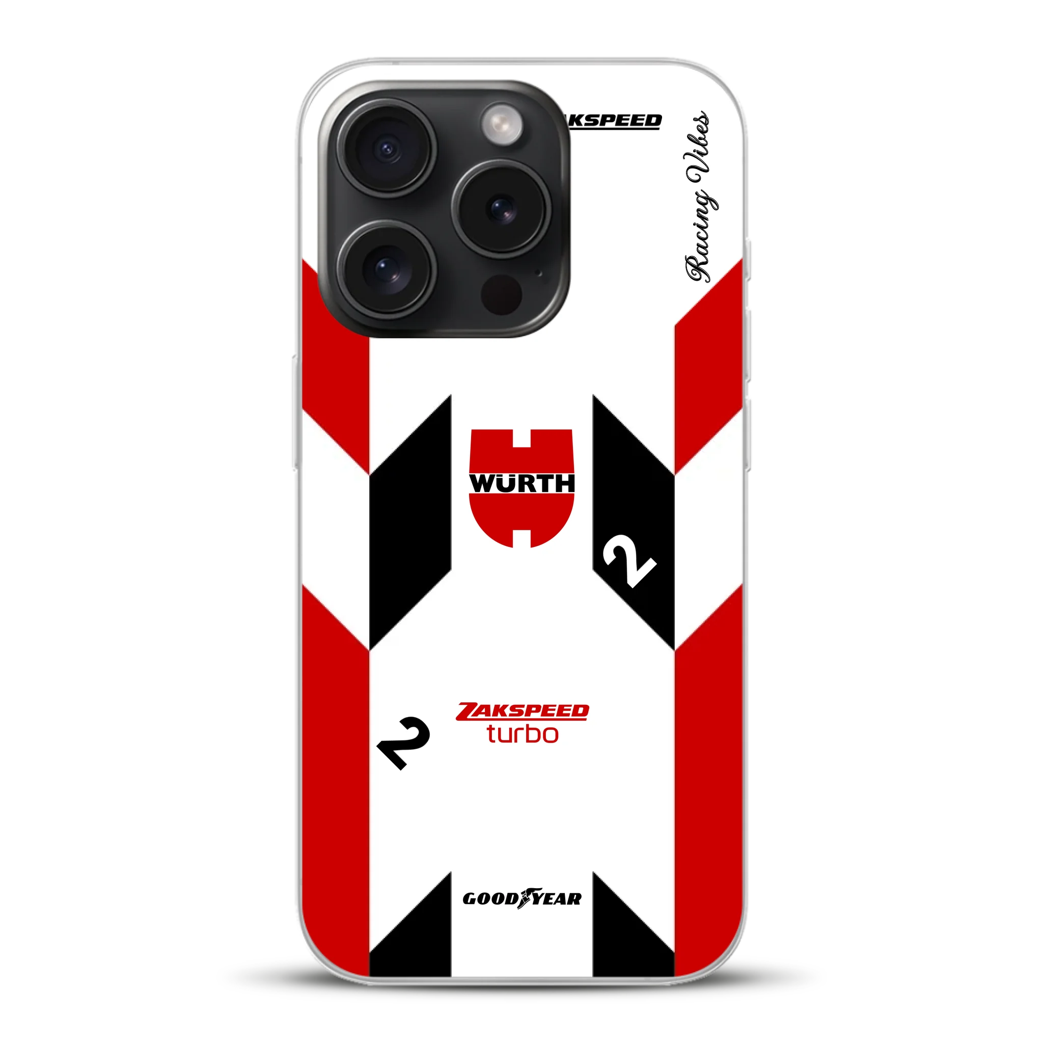 Ford Capri Turbo Gruppe 5 DRM 1980 & 1981 Klaus Ludwig Champion Livery - Custodia per cellulare personalizzata per iPhone