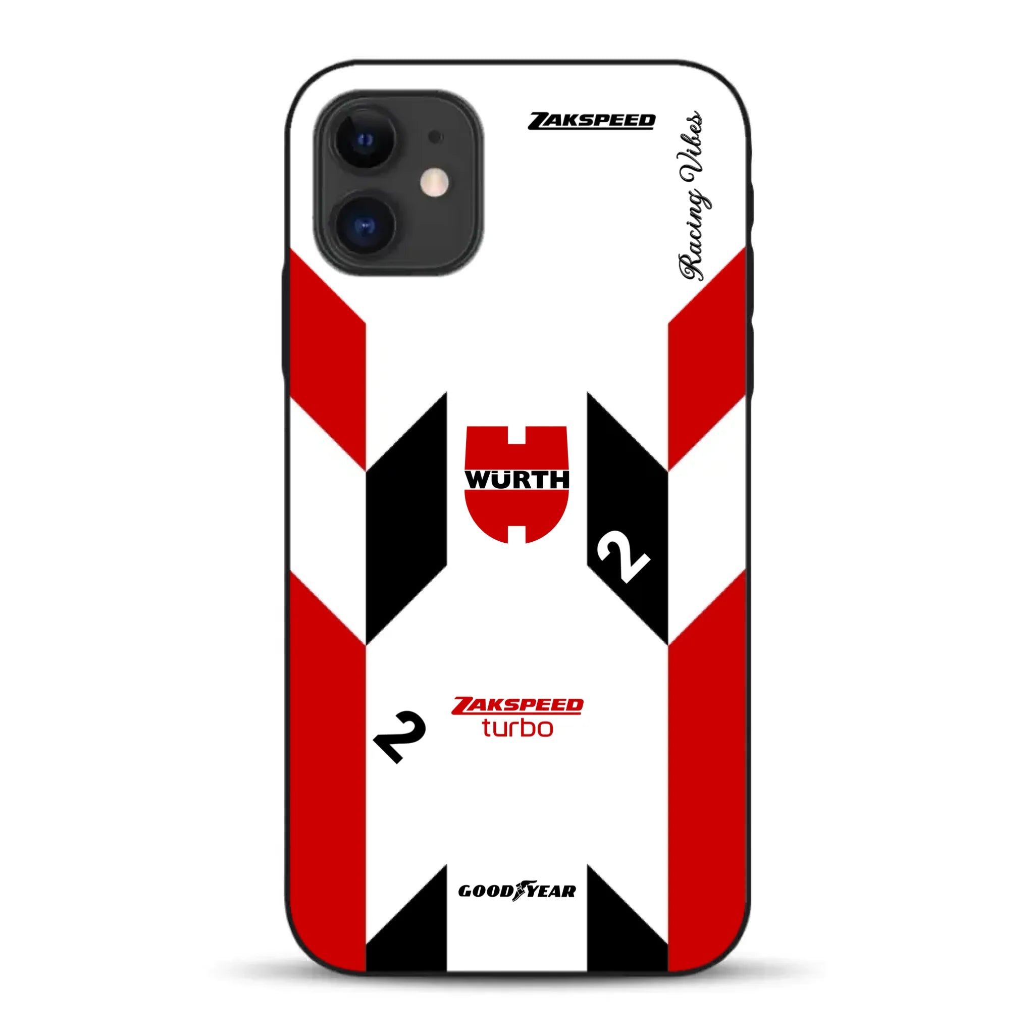 Ford Capri Turbo Gruppe 5 DRM 1980 & 1981 Klaus Ludwig Champion Livery - Custodia per cellulare personalizzata per iPhone
