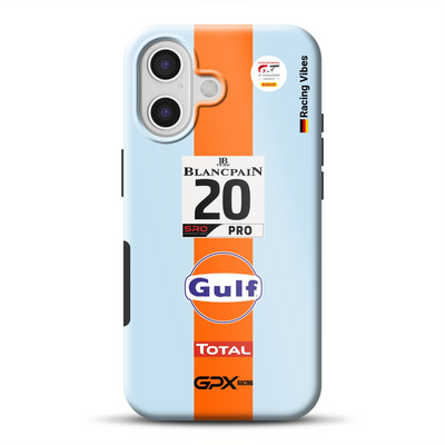 Gulf Porsche GT Livery - Individuelle Premium Hülle für iPhone
