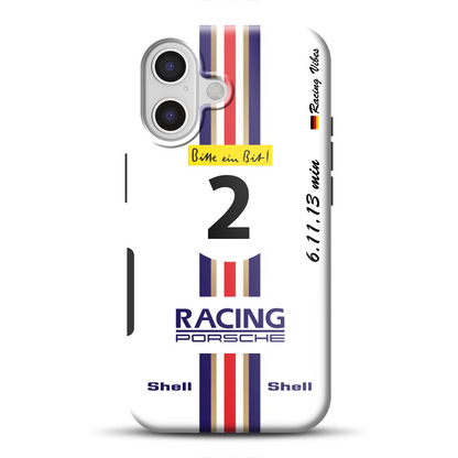 956K #2 Bellof Rekordrunde Nordschleife 1983 Livery – Custodia premium personalizzata per iPhone