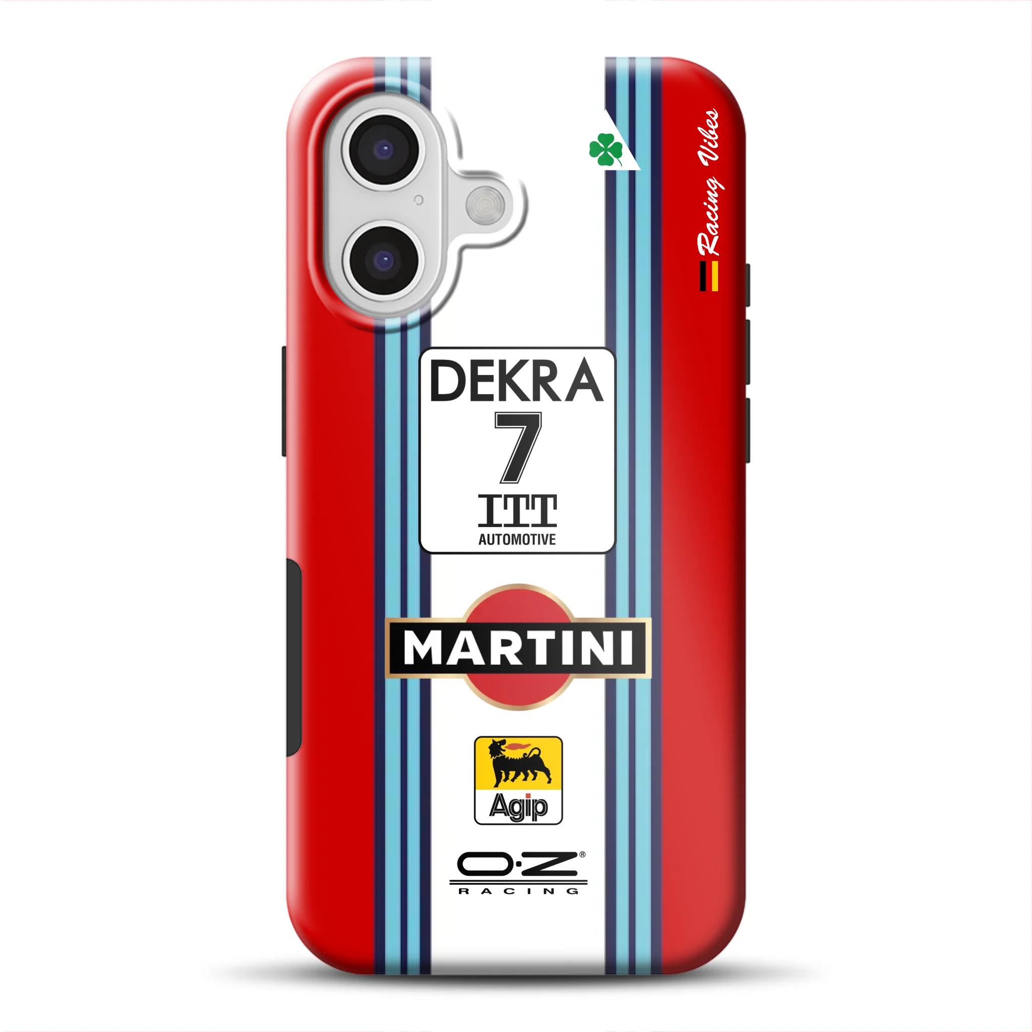 155 V6 TI #7 Nannini Alfa Corse DTM 1995 Livery - Individuelle Premium Hülle für iPhone