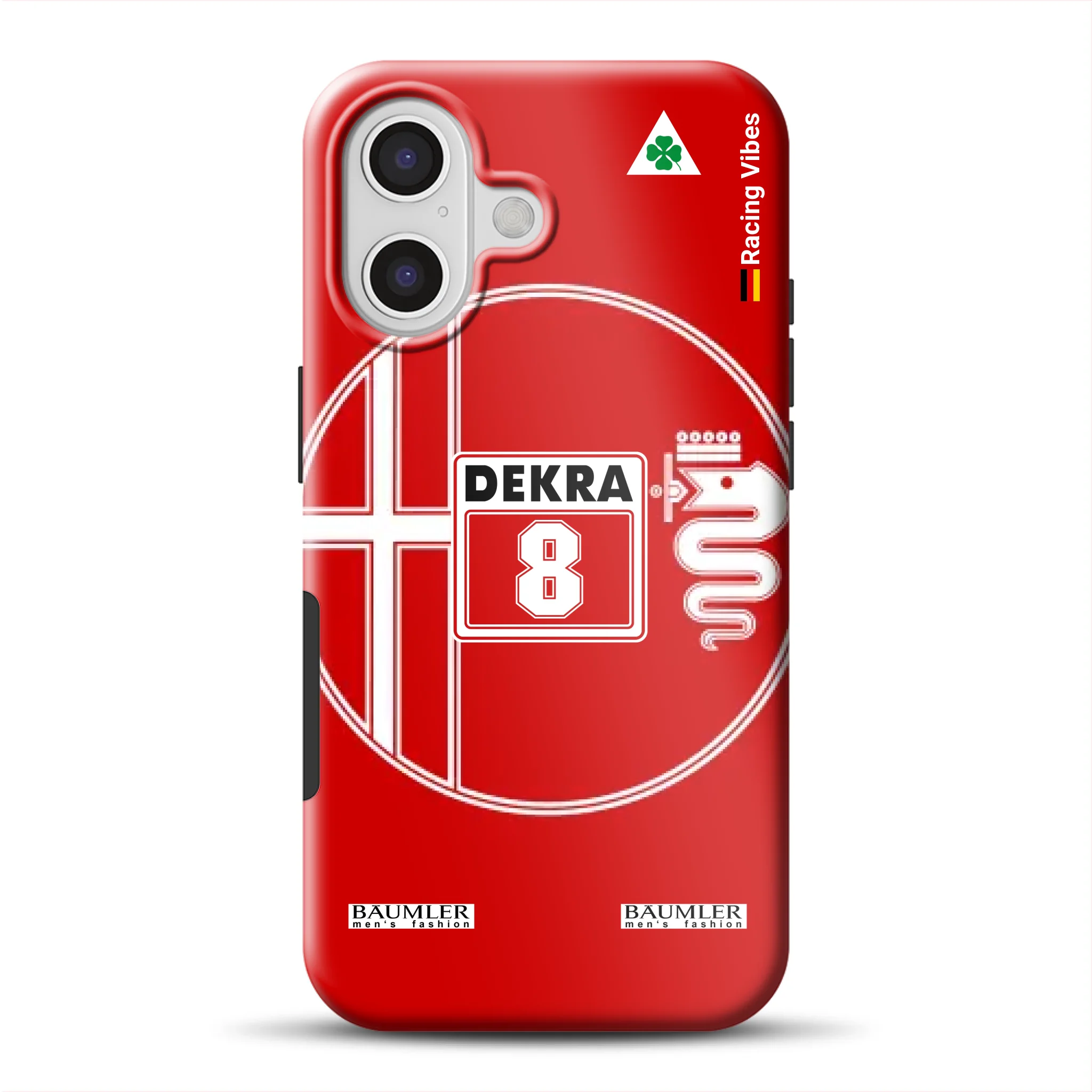 155 V6 TI #8 Larini DTM Champion 1993 Livery – Custodia premium personalizzata per iPhone