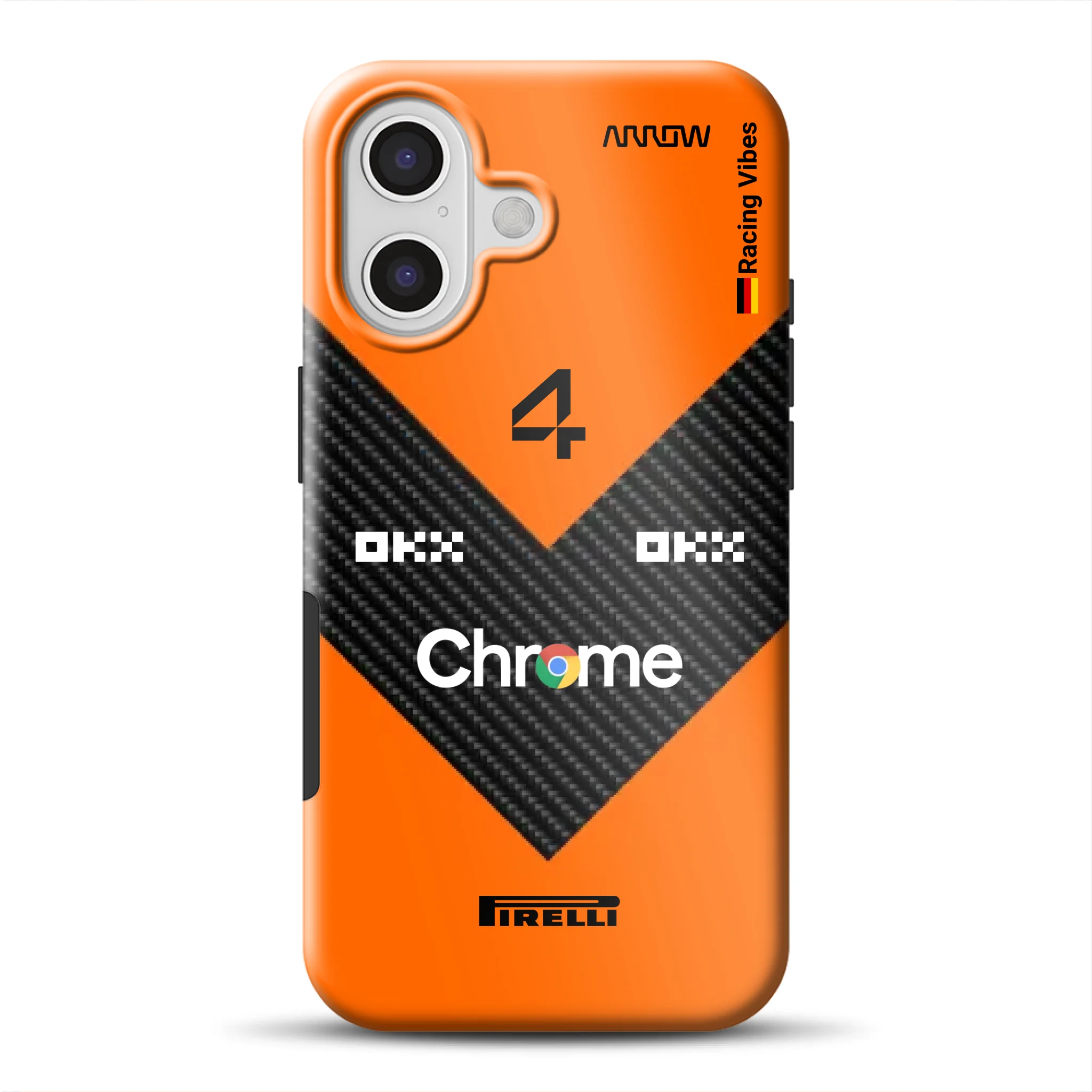 McL F1 2025 MCL39 Livery – Custodia premium personalizzata per iPhone