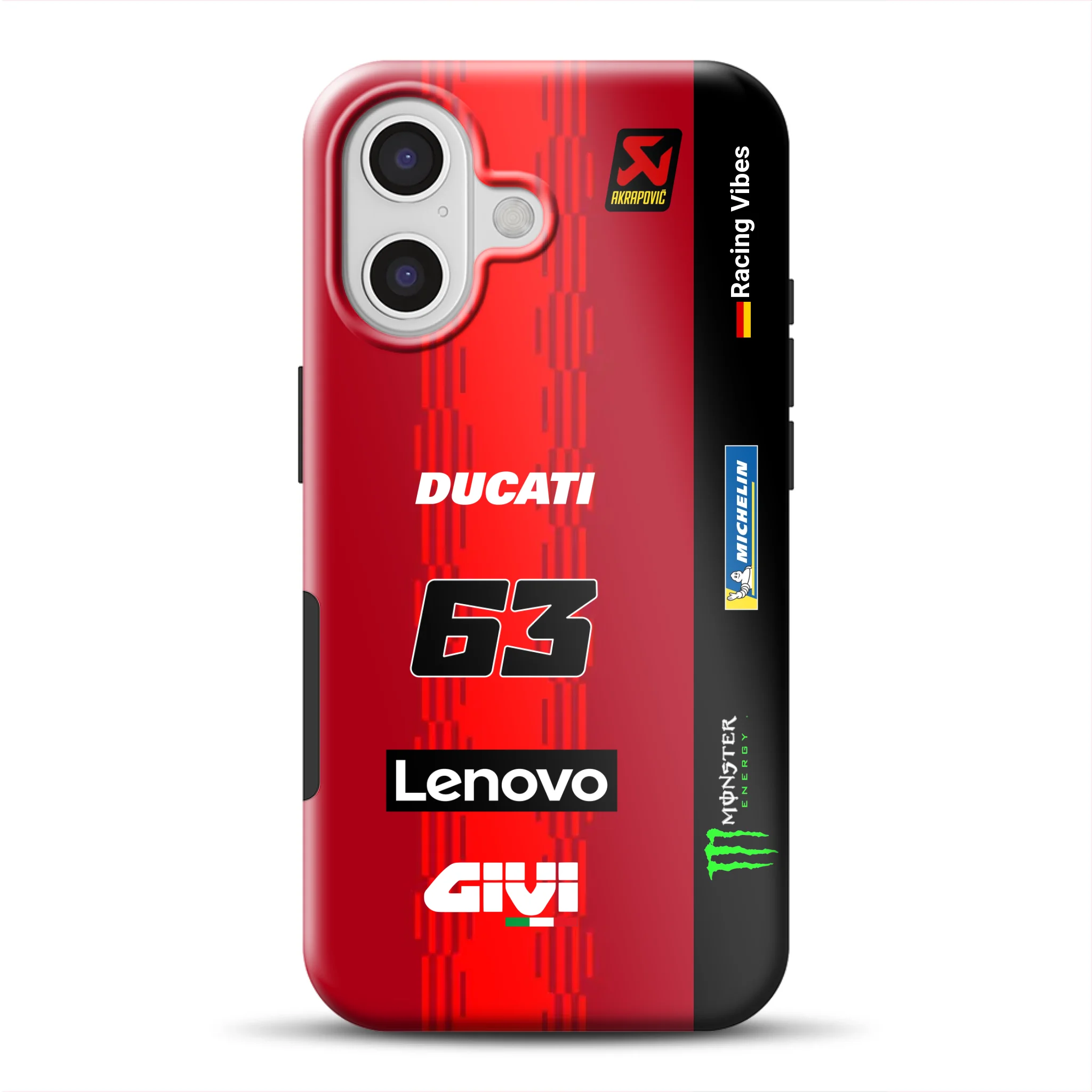 Desmosedici GP25 MotoGP 2025 Livery – Custodia premium personalizzata per iPhone
