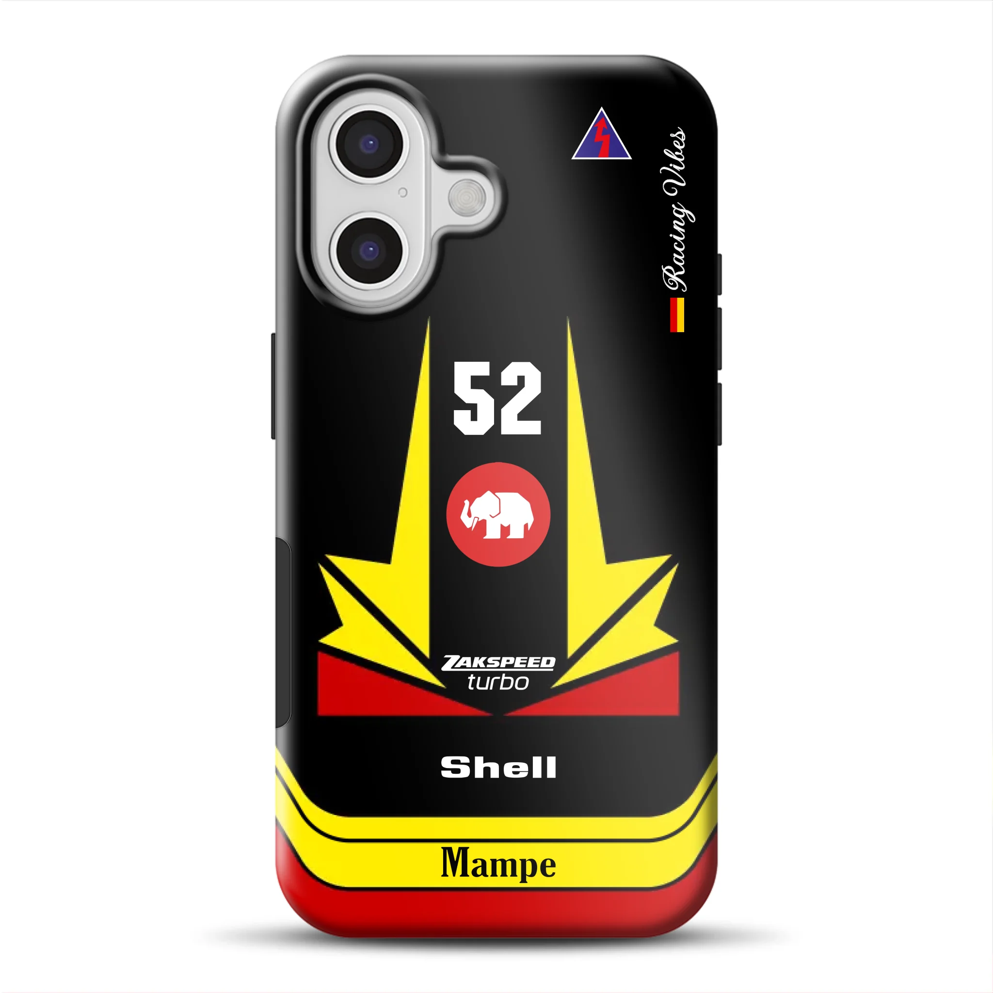Ford Capri Turbo Gr. 5 DRM 1978 Hans Heyer Livery - Custodia premium personalizzata per iPhone