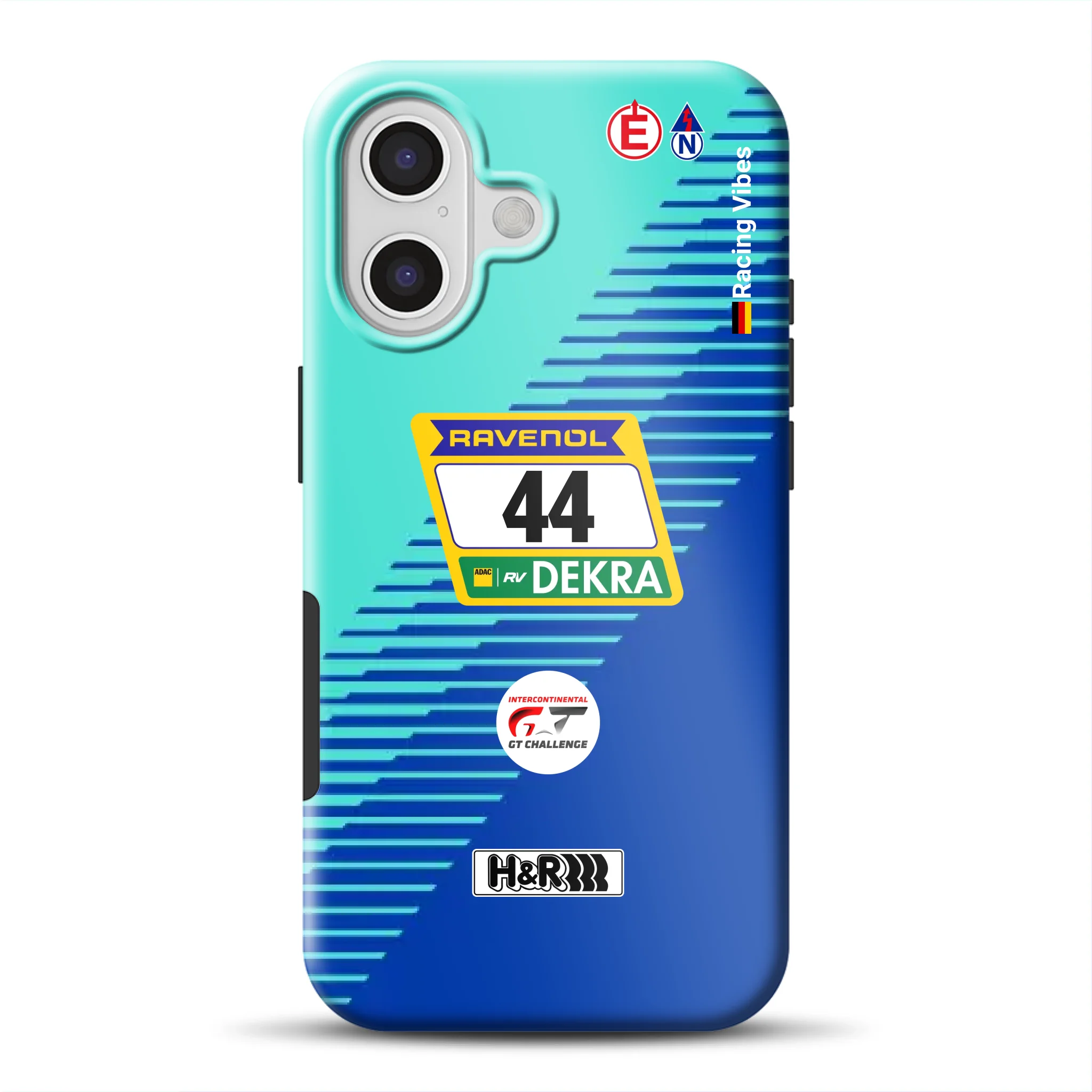 Porsche 911 GT3 R #44 24h Nürburgring Livery - Custodia premium personalizzata per iPhone