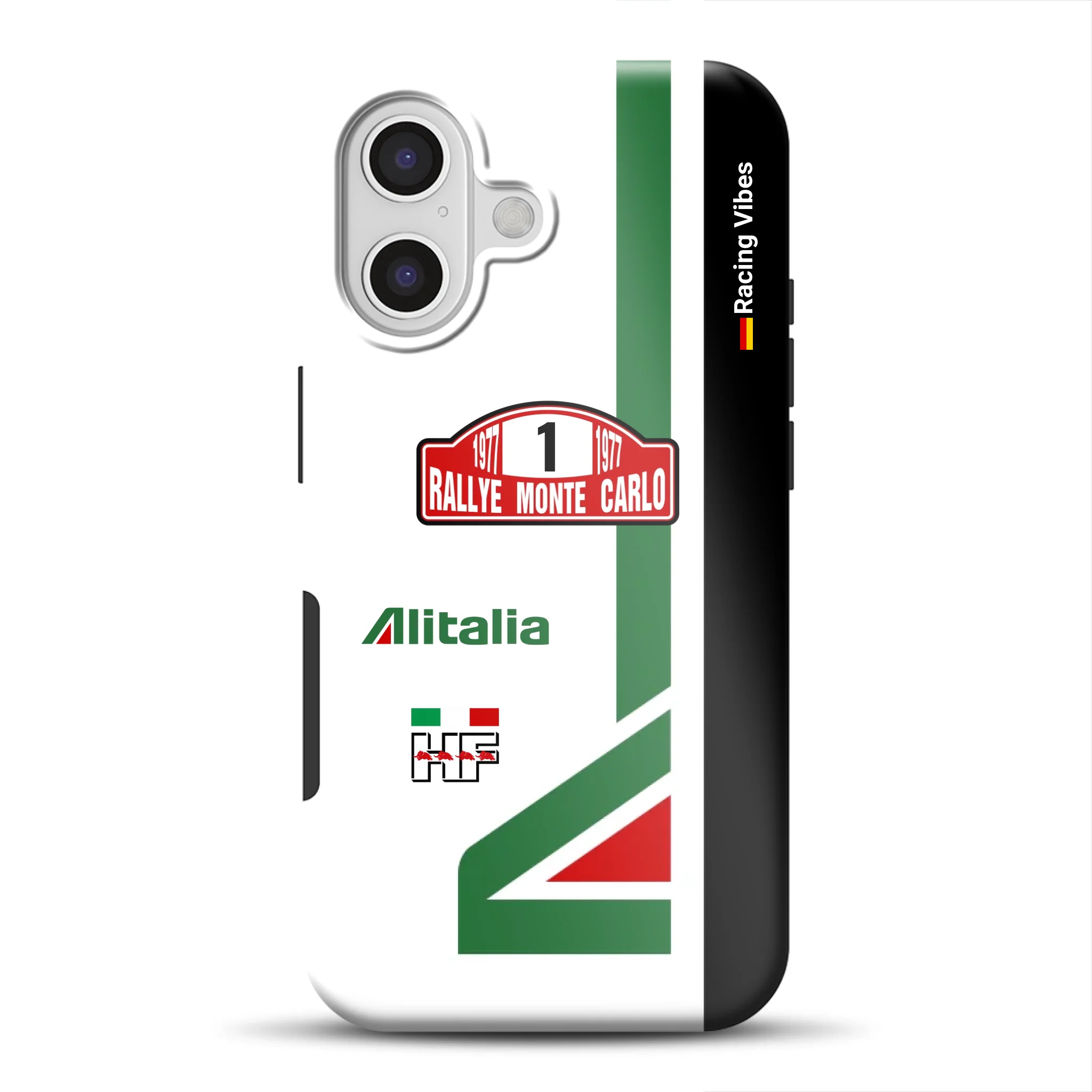 Lancia Stratos Alitalia 1977 Livery - Custodia premium personalizzata per iPhone