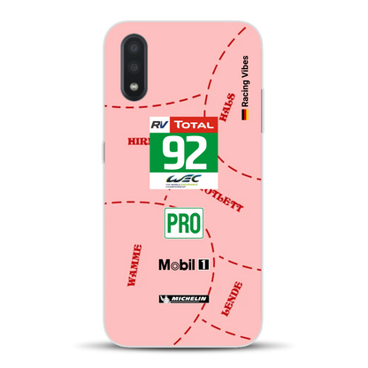 Pink Pig Porsche RSR Livery - Custodia per cellulare personalizzata per Samsung