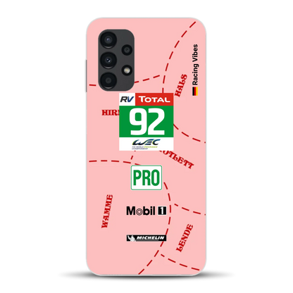Pink Pig Porsche RSR Livery - Custodia per cellulare personalizzata per Samsung