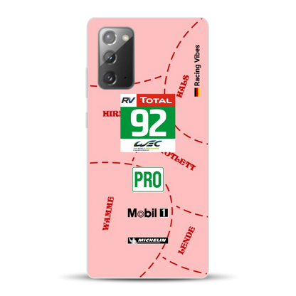 Pink Pig Porsche RSR Livery - Custodia per cellulare personalizzata per Samsung