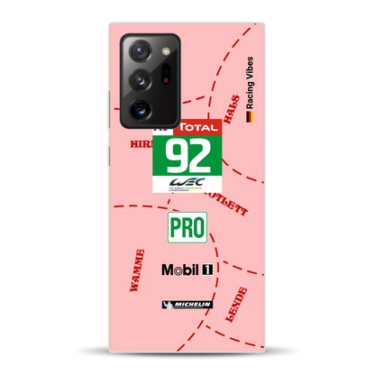 Pink Pig Porsche RSR Livery - Custodia per cellulare personalizzata per Samsung