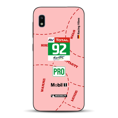 Pink Pig Porsche RSR Livery - Custodia per cellulare personalizzata per Samsung