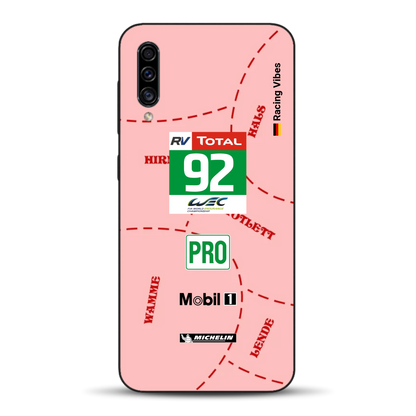 Pink Pig Porsche RSR Livery - Custodia per cellulare personalizzata per Samsung