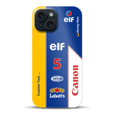 F1 Williams FW14B 1992 Mansell Champion Livery - Individuelle Hardcase Hülle für iPhone