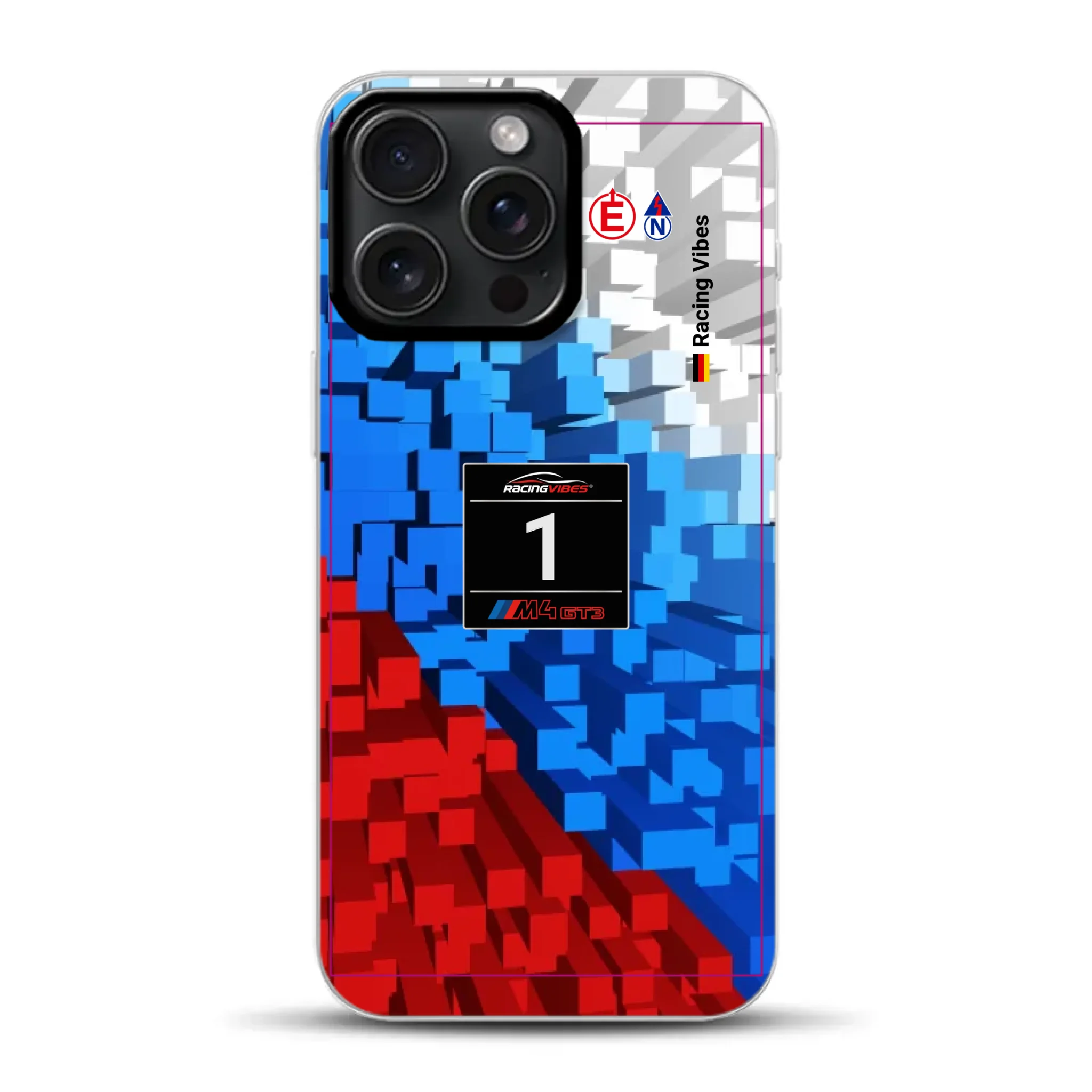 M4 GT3 EVO 2025 Launch Livery - Custodia per cellulare personalizzata per iPhone