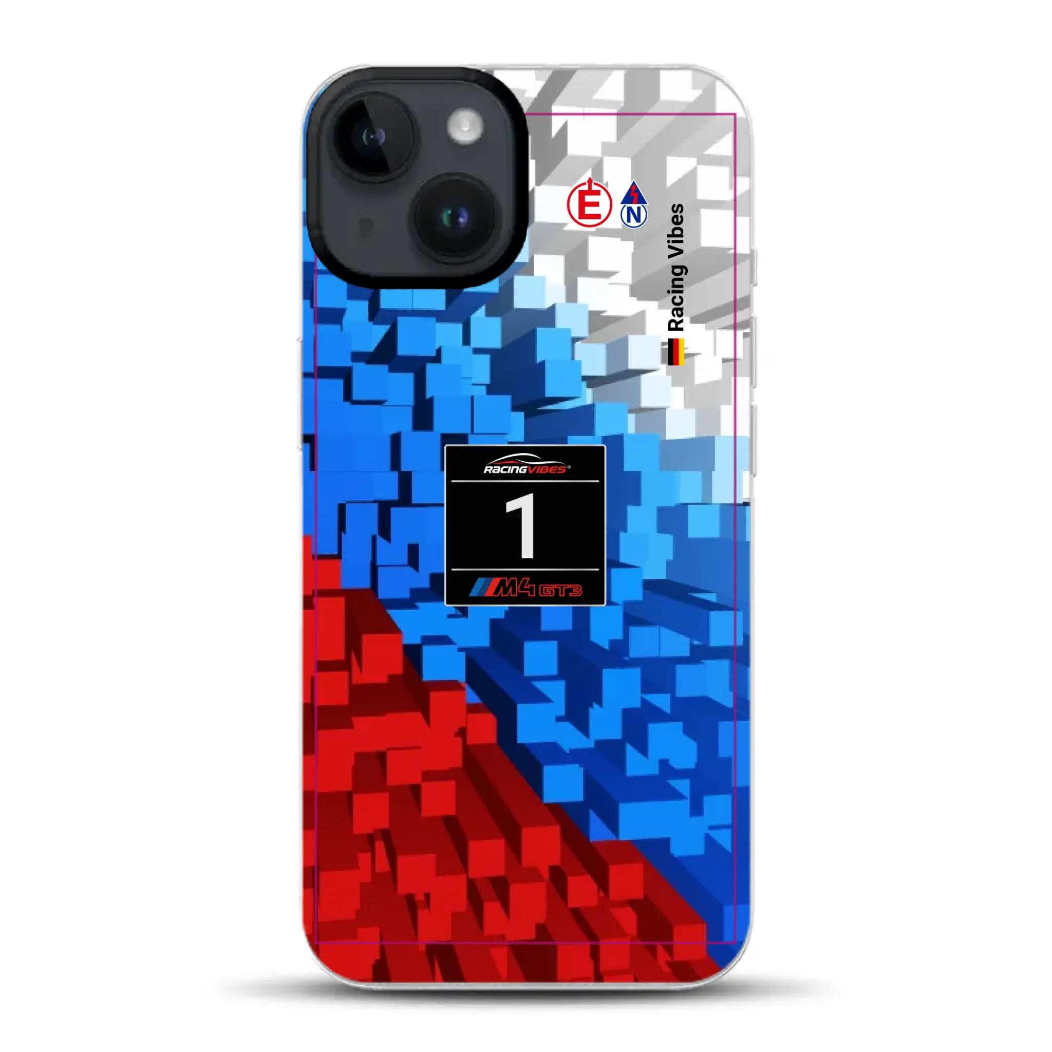 M4 GT3 EVO 2025 Launch Livery - Custodia per cellulare personalizzata per iPhone