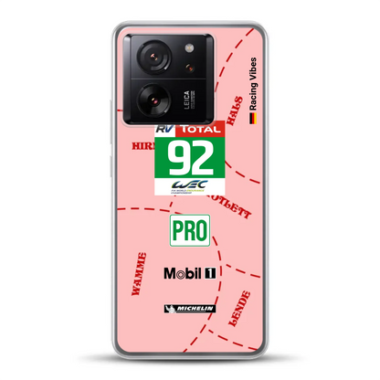 Pink Pig Porsche RSR Livery - Custom phone case for Xiaomi