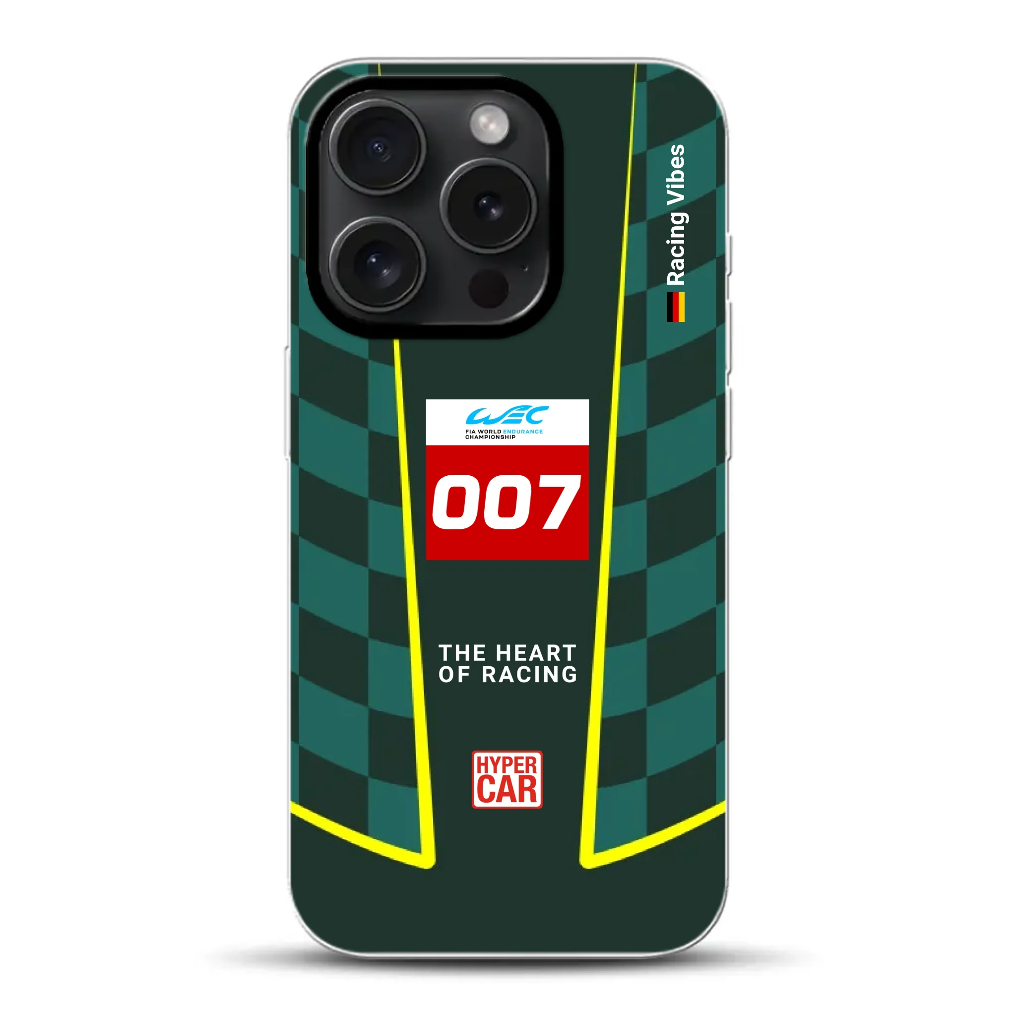 Valkyrie AMR‑LMH Hypercar WEC/IMSA Livery - Individuelle Handyhülle für iPhone