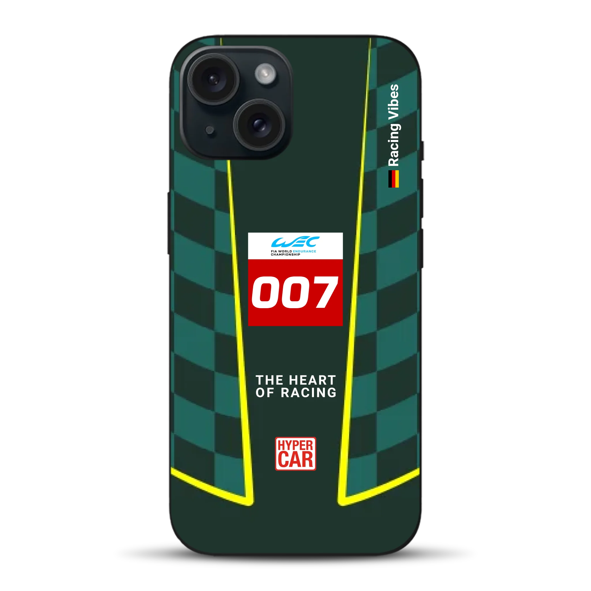 Valkyrie AMR‑LMH Hypercar WEC/IMSA Livery - Housse de téléphone portable personnalisée pour iPhone