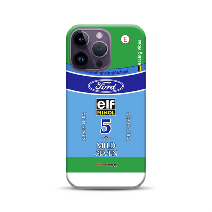 Benetton B194 F1 1994 Michael Schumacher Champion Livery - Personnalisé Premium Case pour iPhone