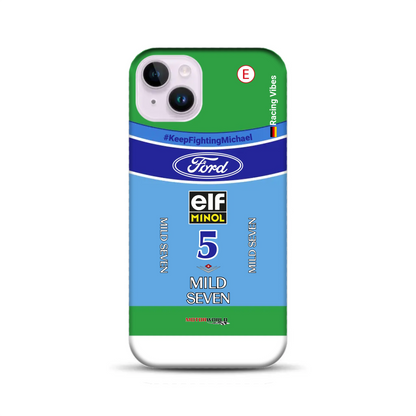 Benetton B194 F1 1994 Michael Schumacher Champion Livery - Personnalisé Premium Case pour iPhone