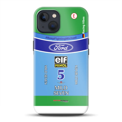 Benetton B194 F1 1994 Michael Schumacher Champion Livery - Personnalisé Premium Case pour iPhone