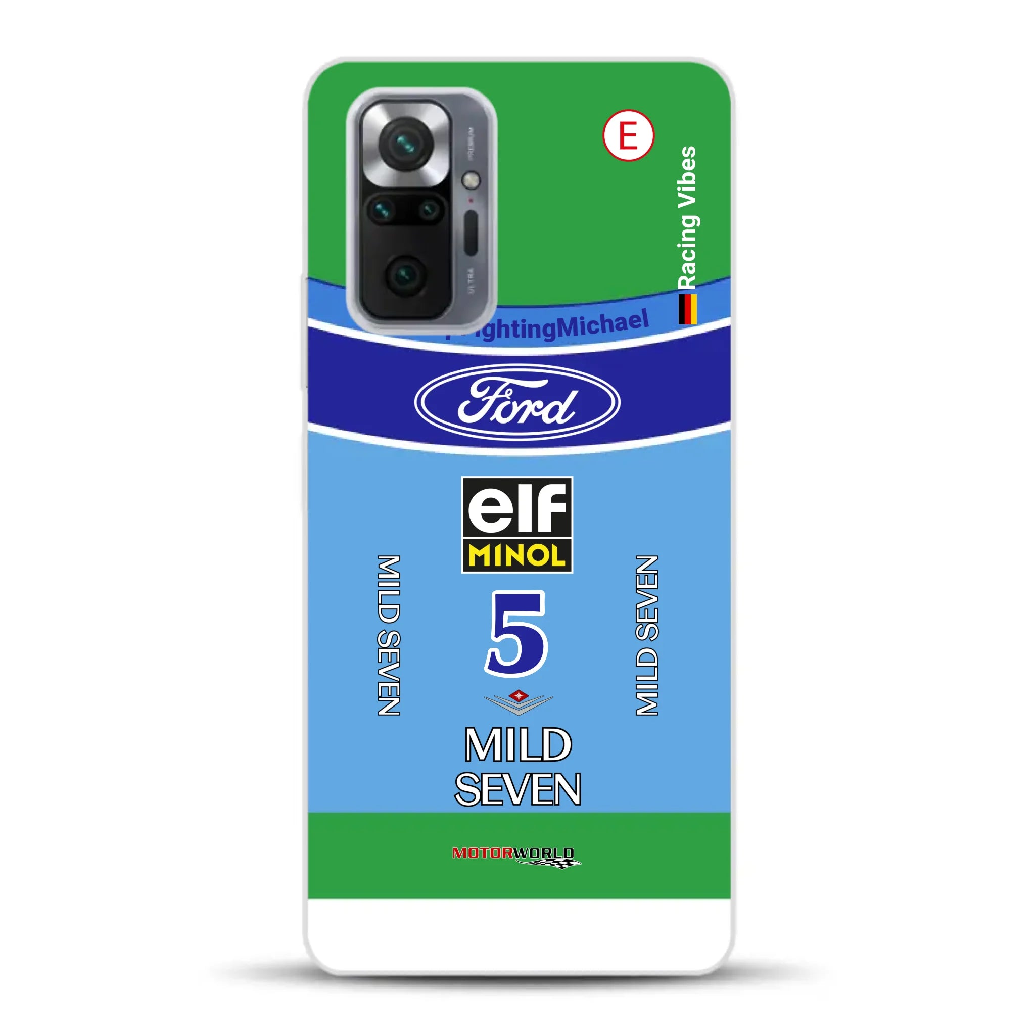 Benetton B194 F1 1994 Michael Schumacher Champion Livery - Housse de téléphone portable personnalisée pour Xiaomi