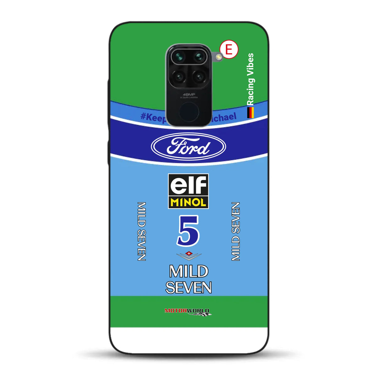 Benetton B194 F1 1994 Michael Schumacher Champion Livery - Custodia per cellulare personalizzata per Xiaomi