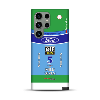 Benetton B194 F1 1994 Michael Schumacher Champion Livery - Personnalisé Premium Case pour Samsung