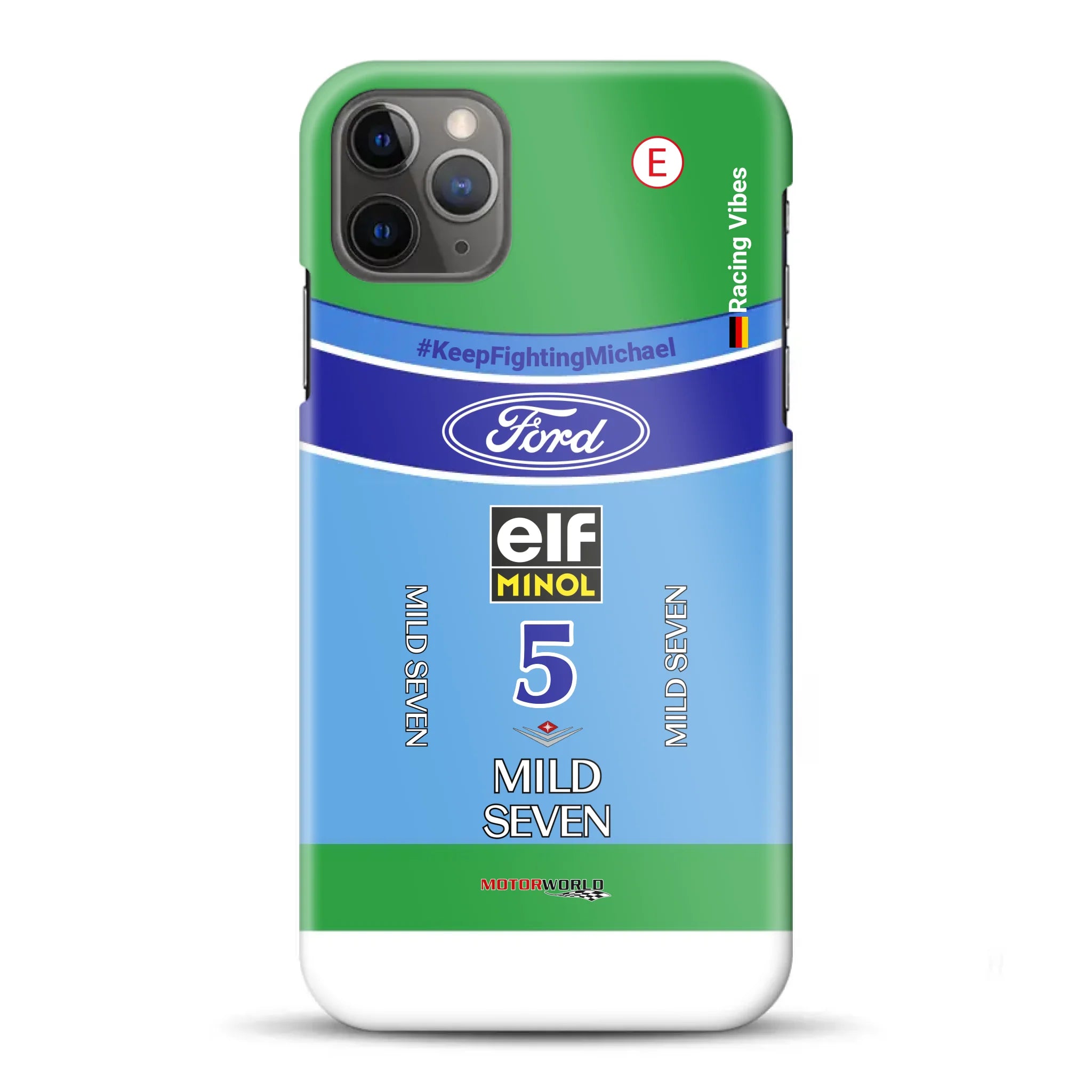 Benetton B194 F1 1994 Michael Schumacher Champion Livery - Individuelle Hardcase Hülle für iPhone