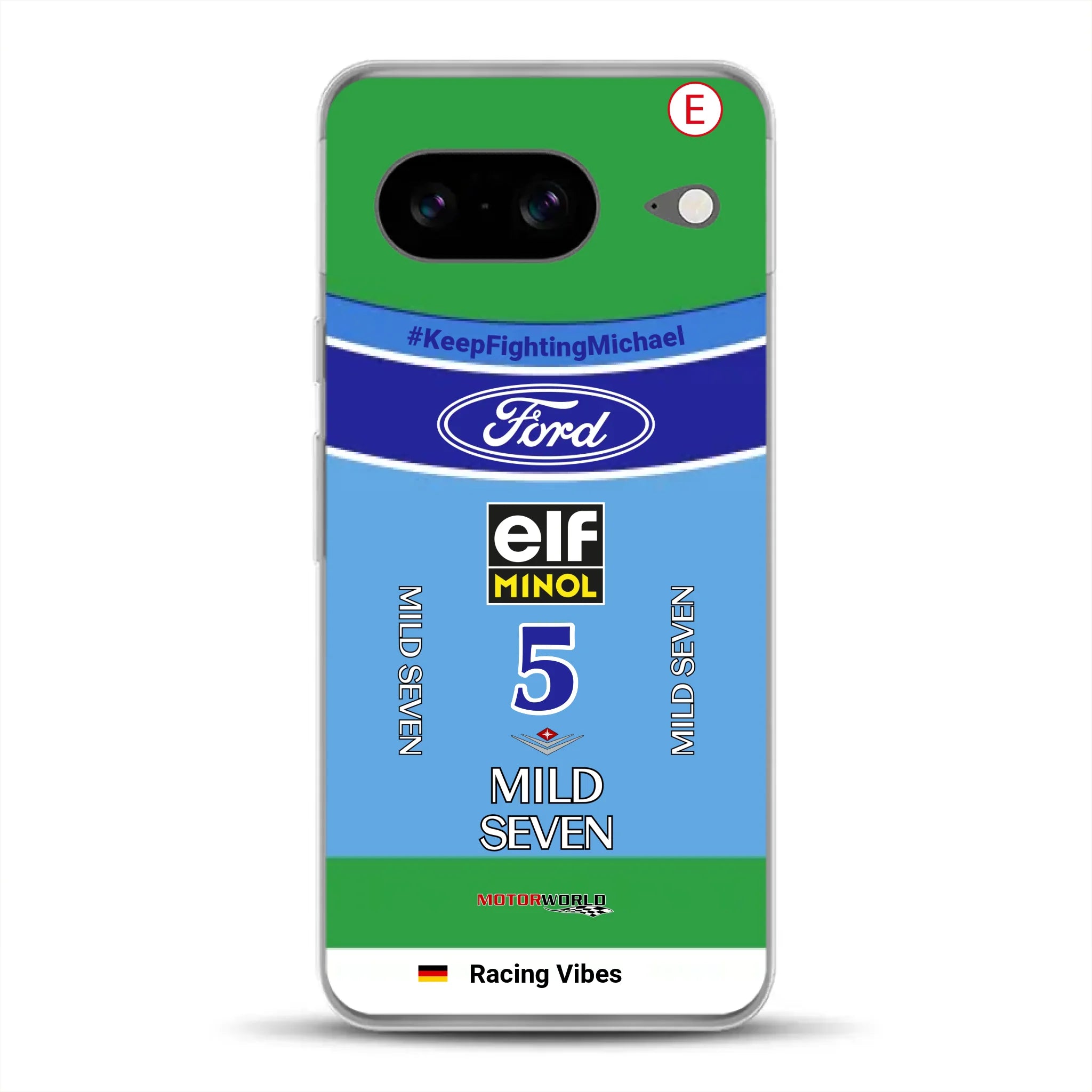 Benetton B194 F1 1994 Michael Schumacher Champion Livery - Housse de téléphone portable personnalisée pour Google