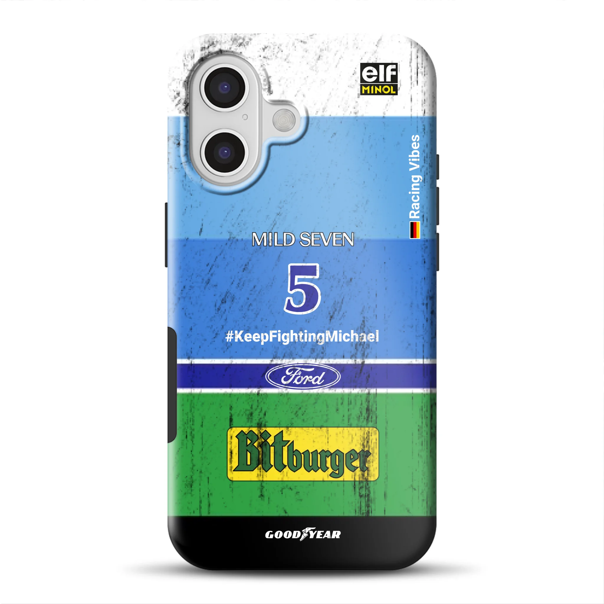 Benetton B194 F1 1994 Michael Schumacher Champion Livery - Individuelle Premium Hülle für iPhone