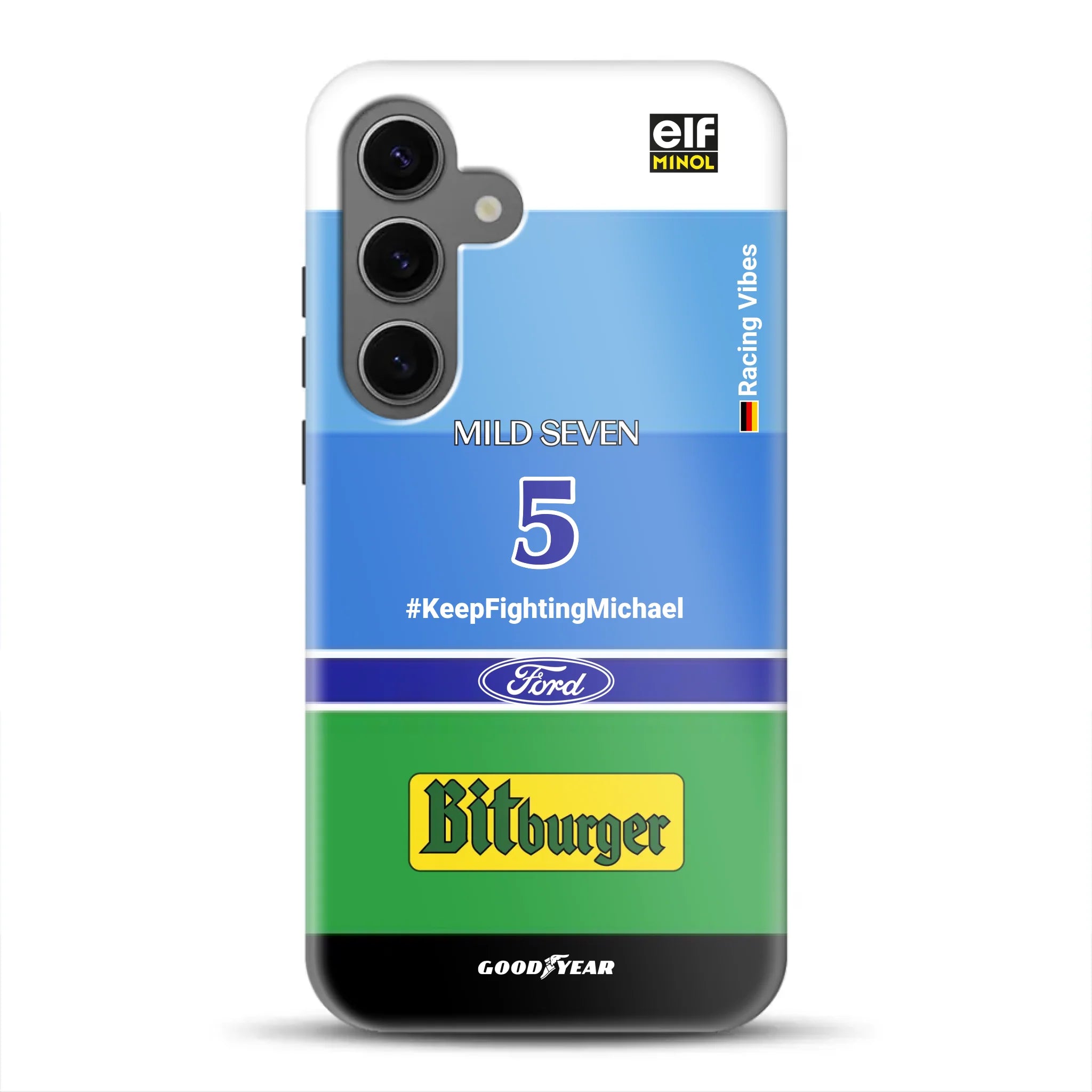 Benetton B194 F1 1994 Michael Schumacher Champion Livery - Personnalisé Premium Case pour Samsung