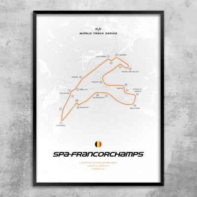 Spa-Francorchamps - Custom wall art