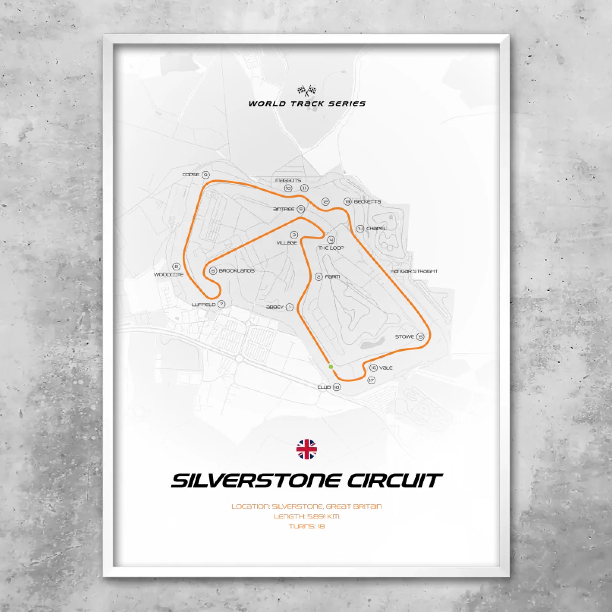 Silverstone - Individuelles Wandbild