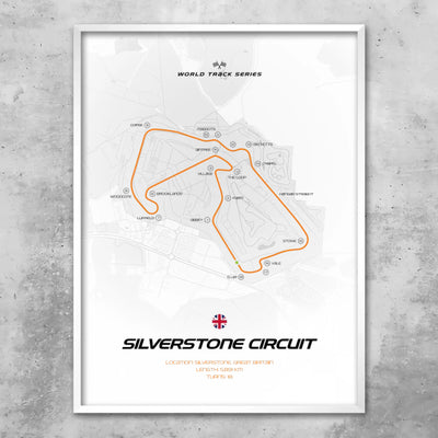 Silverstone - Individuelles Wandbild