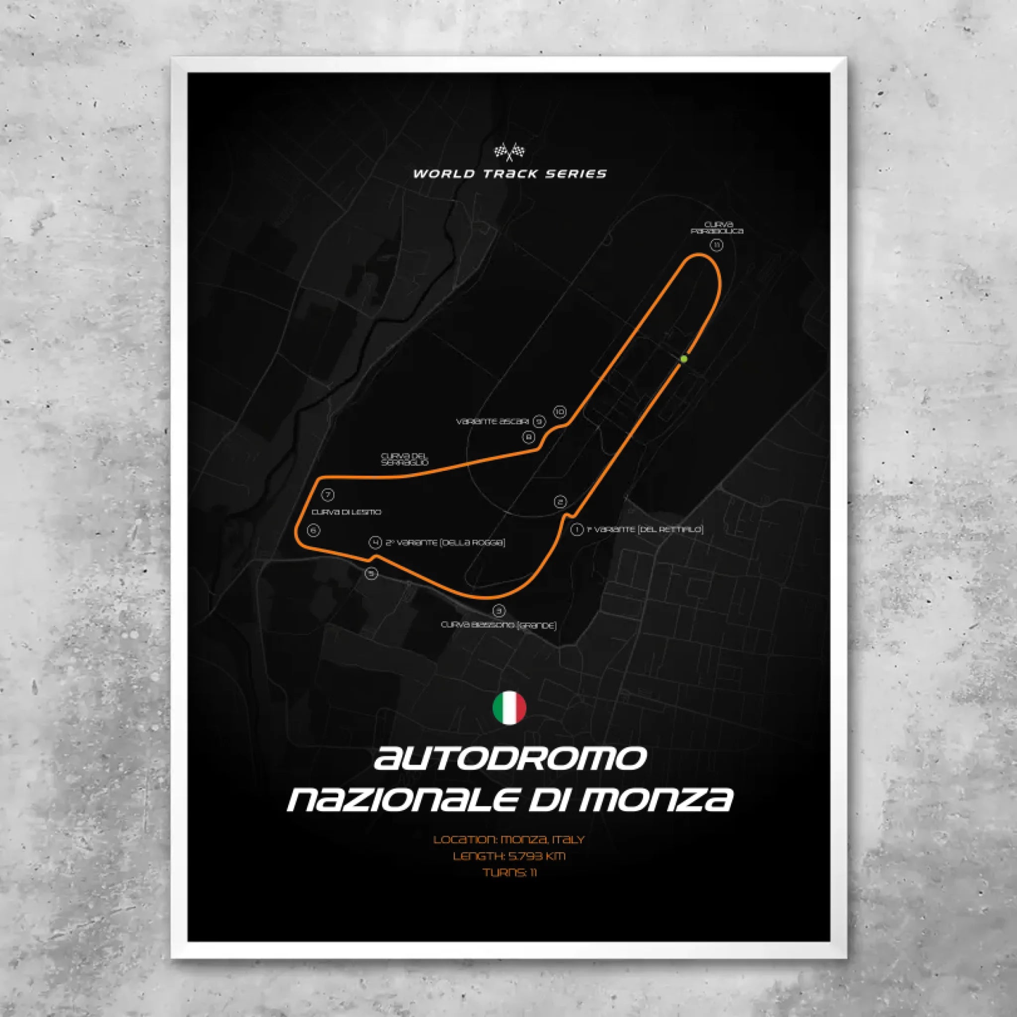 Monza - Custom wall art