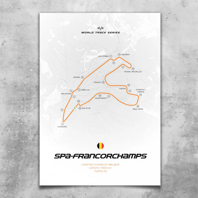 Spa-Francorchamps - Custom wall art