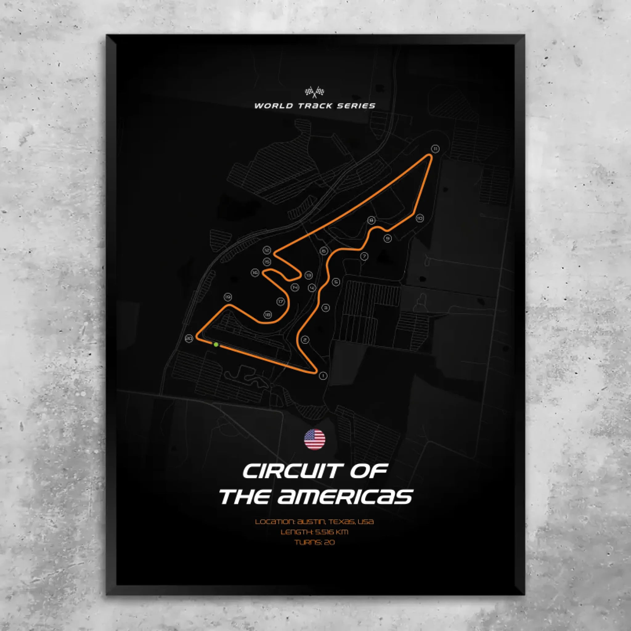 Austin - Personnalisé affiche murale