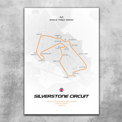 Silverstone - Individuelles Wandbild