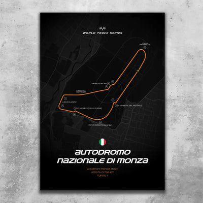 Monza - Custom wall art