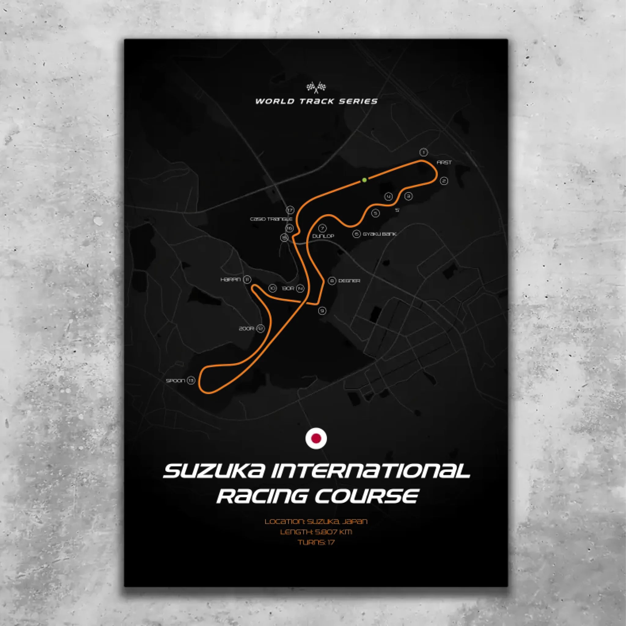 Suzuka - Custom wall art