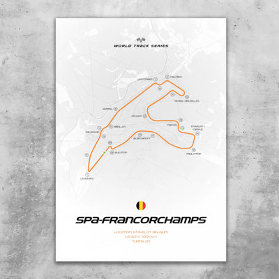 Spa-Francorchamps - Custom wall art