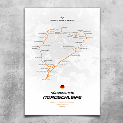 Nürburgring Nordschleife - Individuelles Wandbild