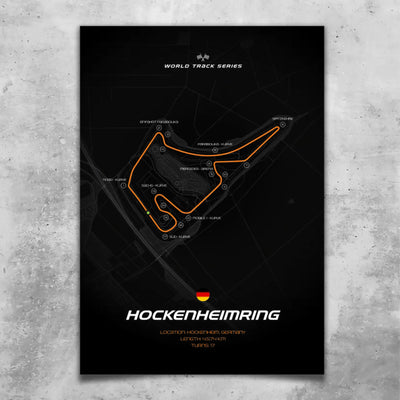 Hockenheimring - Personnalisé affiche murale