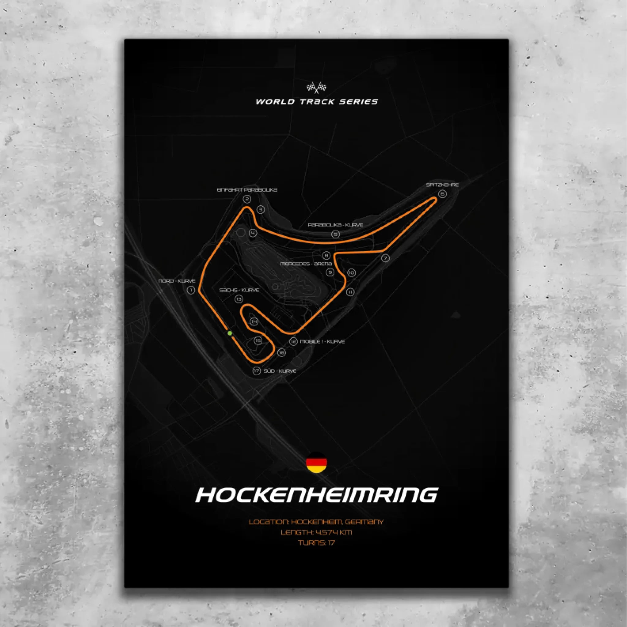 Hockenheimring - Personnalisé affiche murale